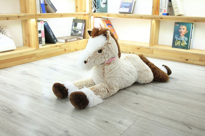 Lying horse pillow plush toy