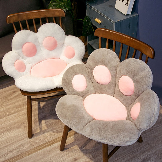 Cute Cat Paw Back Pillows Chair Cushion - Animal Seat - Cushion Sofa Mat - Home Decor