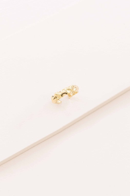 Gold Textured Ring