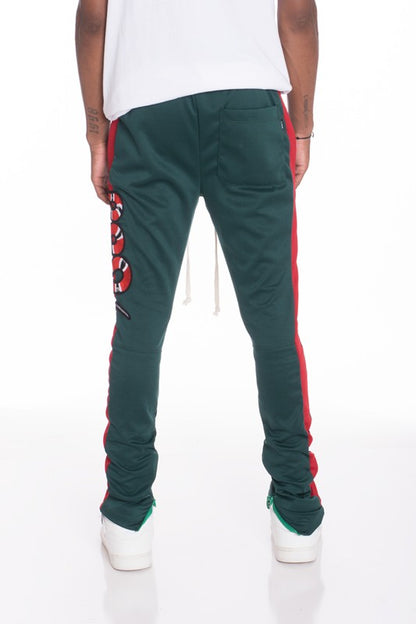 Snake Patched Track Pants