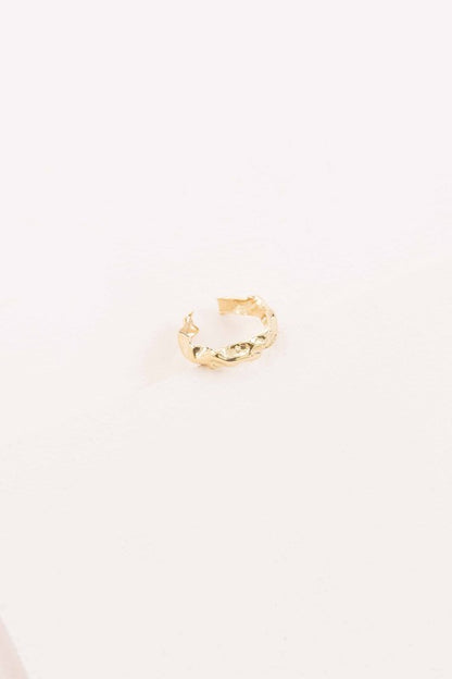 Gold Textured Ring