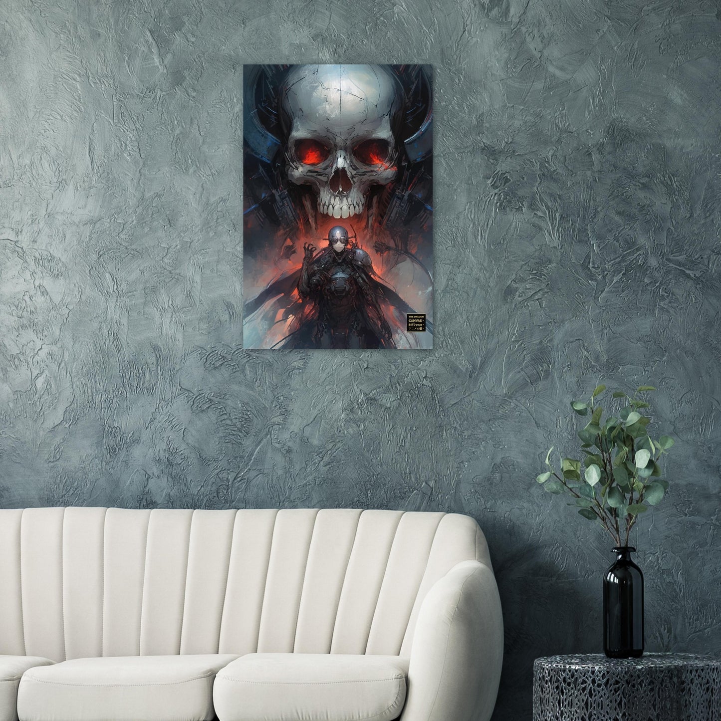 "Skull Pilot" Biopunk Horror Collection #30 - Anime Semi-Glossy Poster