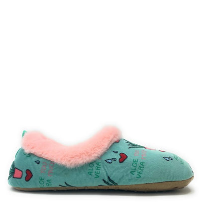 Aloe You - Women's House Sherpa Slippers