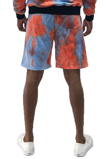 Weiv Mens Tye Dye Sweat Shorts