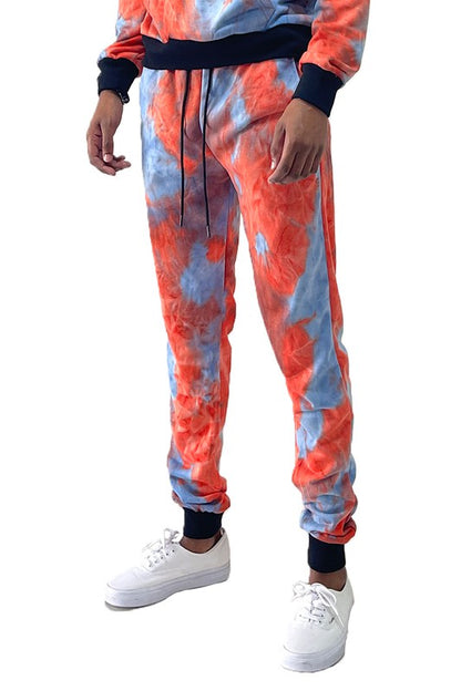 PANTALONES DEPORTIVOS DE ALGODÓN TYE DYE