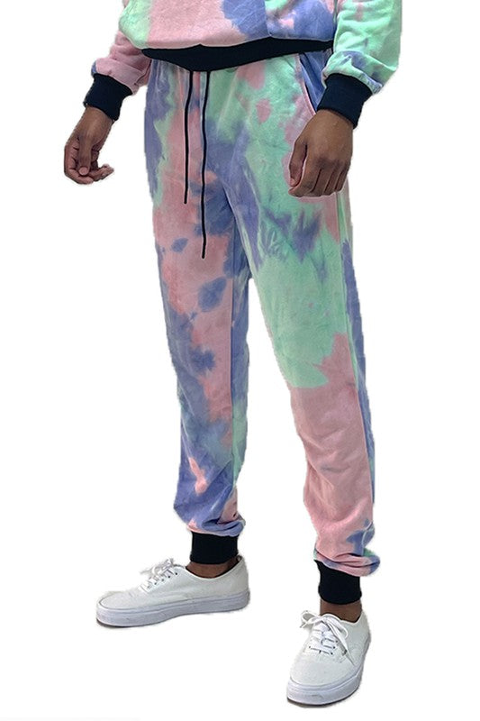 PANTALONES DEPORTIVOS DE ALGODÓN TYE DYE