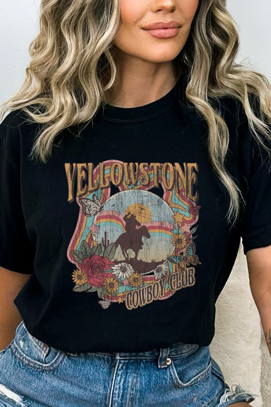 Camiseta gráfica Yellowstone Cowboy Club Comfort Colors