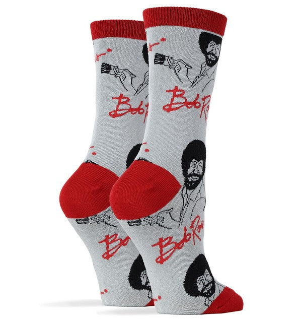 It's Bob Ross - Women's Funny Crew Socks