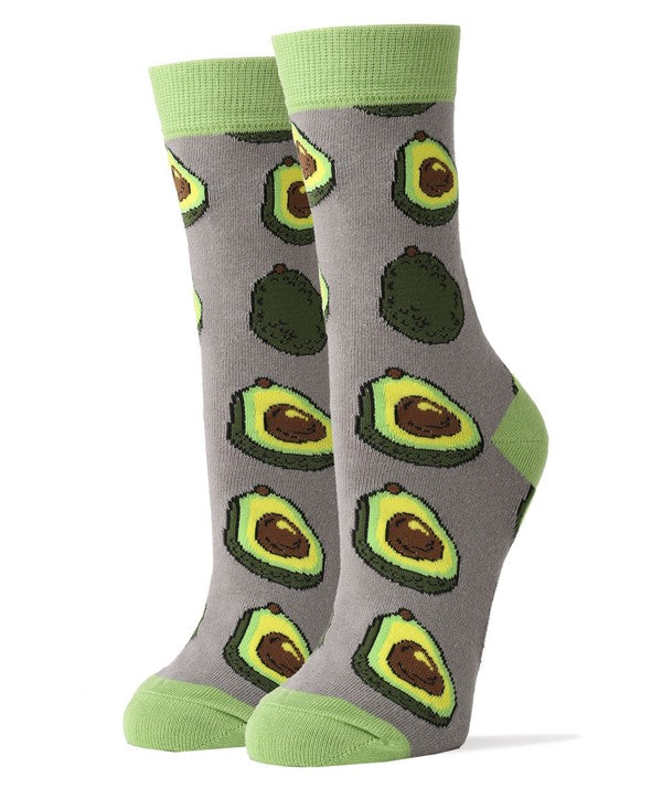 Avocado Life - Women's Funny Crew Socks