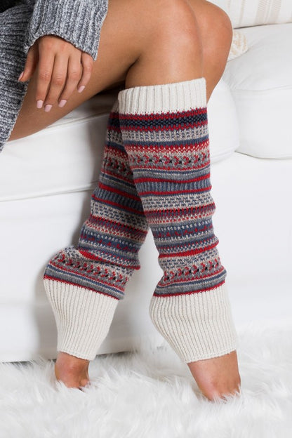 Short Fairisle Legwarmer