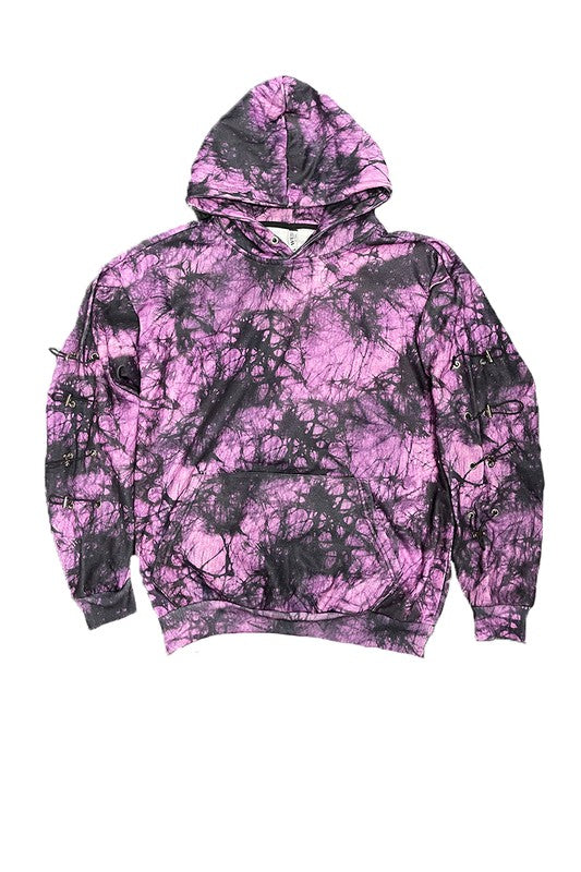 CONJUNTO DE SUDADERA Y SUDADERA CON MANGAS TYE DYE