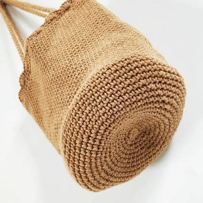 Knitted Scalloped Edge Tote