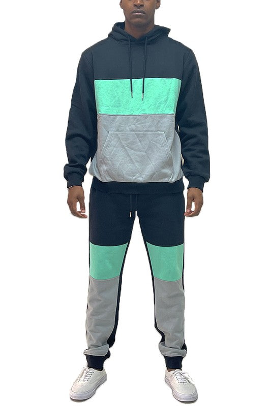 CONJUNTO SUDADERA COLOR BLOCK