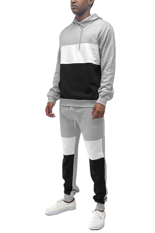 CONJUNTO SUDADERA COLOR BLOCK