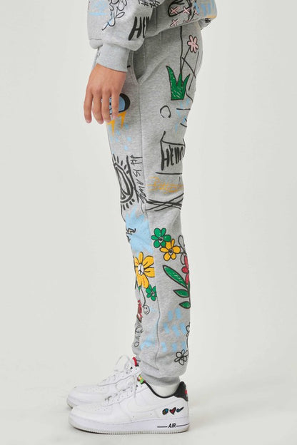 Jogger con estampado integral