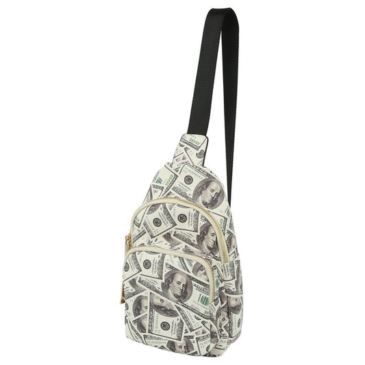 Mochila con bandolera Lucky 100 Dollar Bills C-Notes