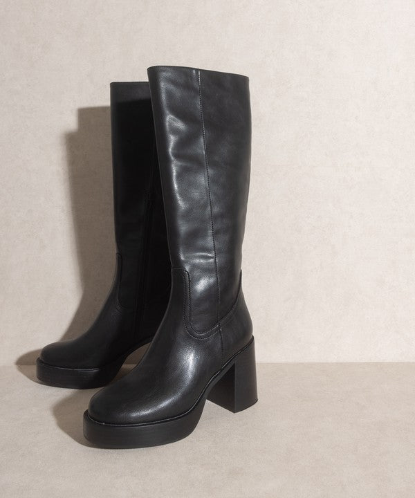 Oasis Society Juniper - Botas hasta la rodilla con plataforma