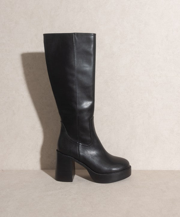 Oasis Society Juniper - Botas hasta la rodilla con plataforma