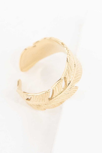 Feather Adjustable Ring