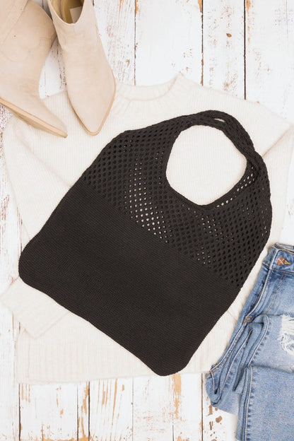 Soft Knit Hobo Bag