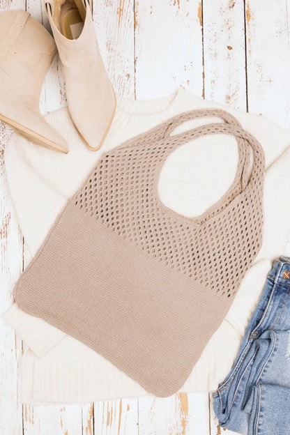 Soft Knit Hobo Bag