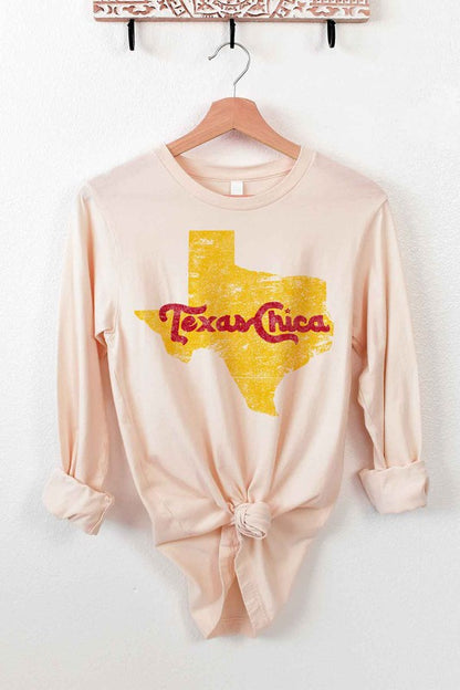 CAMISETA TEXAS CHICA MANGA LARGA