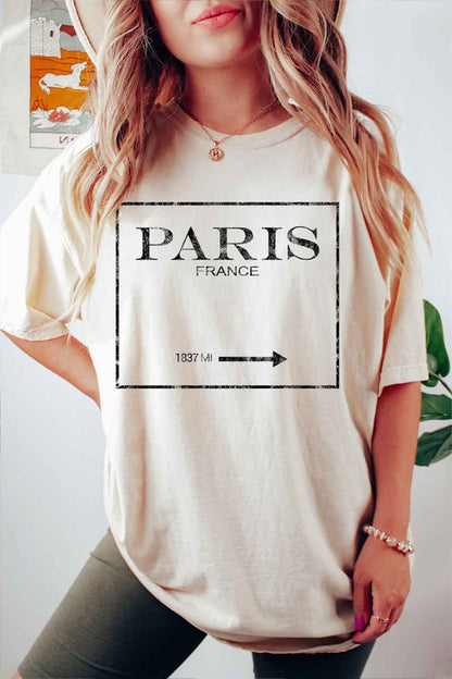 CAMISETA / CAMISETA GRÁFICA PARÍS FRANCIA