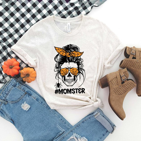 Momster Skull Short Sleeve Graphic Tee