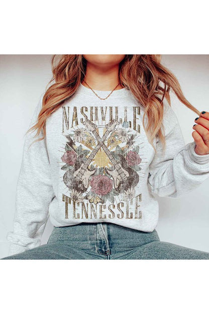 SUDADERA GRÁFICA NASHVILLE TENNESSEE TALLA GRANDE