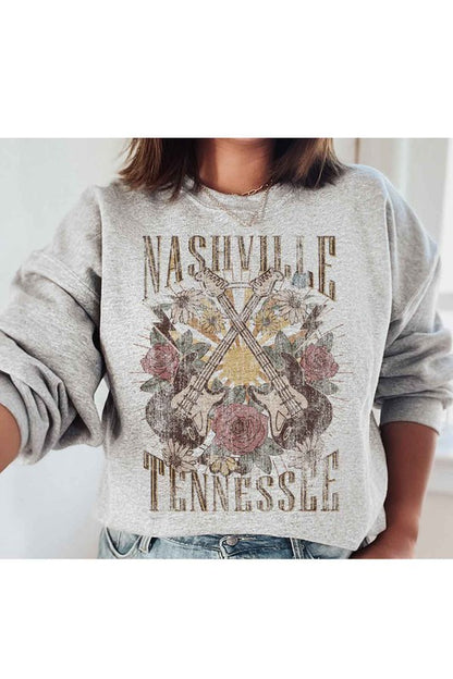 SUDADERA GRÁFICA NASHVILLE TENNESSEE TALLA GRANDE