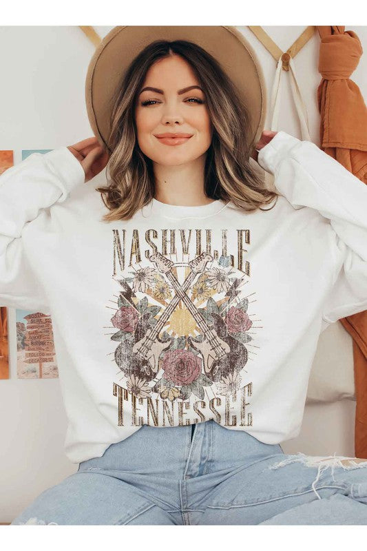 SUDADERA GRÁFICA NASHVILLE TENNESSEE TALLA GRANDE