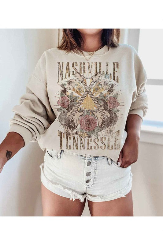 SUDADERA GRÁFICA NASHVILLE TENNESSEE TALLA GRANDE