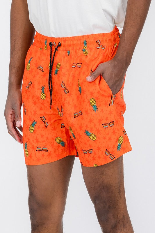 Pineapple Swim Trunks Board Shorts