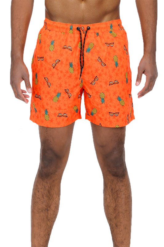 Pineapple Swim Trunks Board Shorts