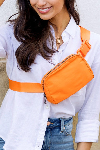 Bolso bandolera con cinturón de nailon Roam