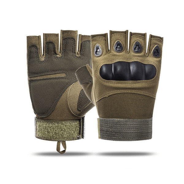 Guantes tácticos militares sin dedos Airsoft