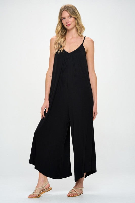 Made in USA Modal Spandex Soft Knit Jumpsuit