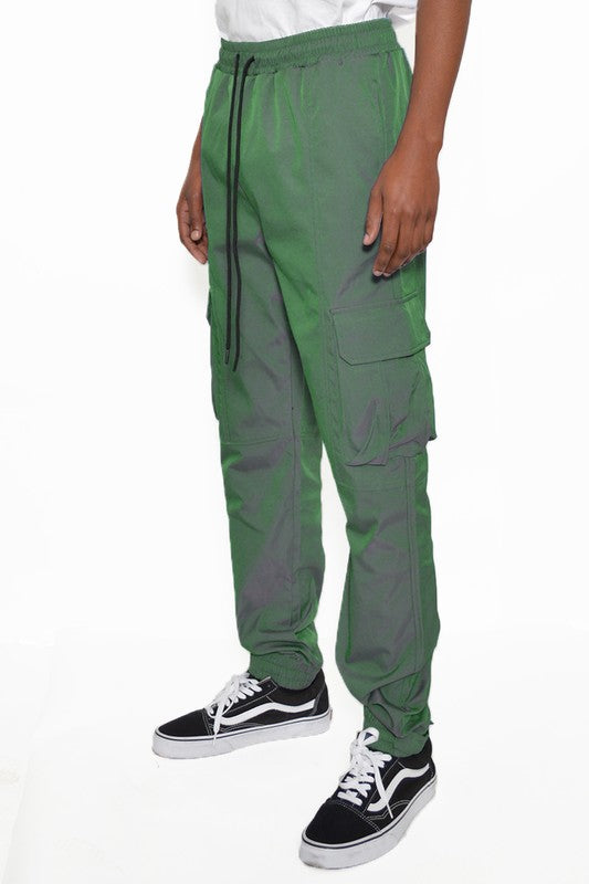 PANTALONES JOGGER PEACOCK IRIDESCEINT