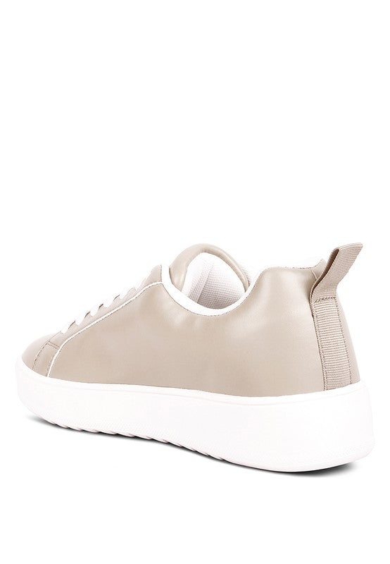 Rouxy Faux Leather Sneakers