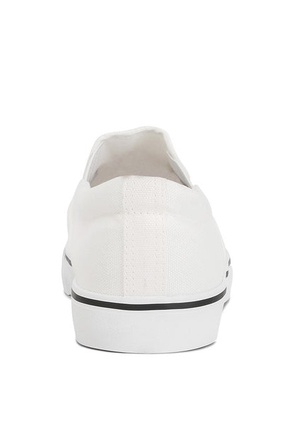 Merlin Canvas Slip On Sneakers