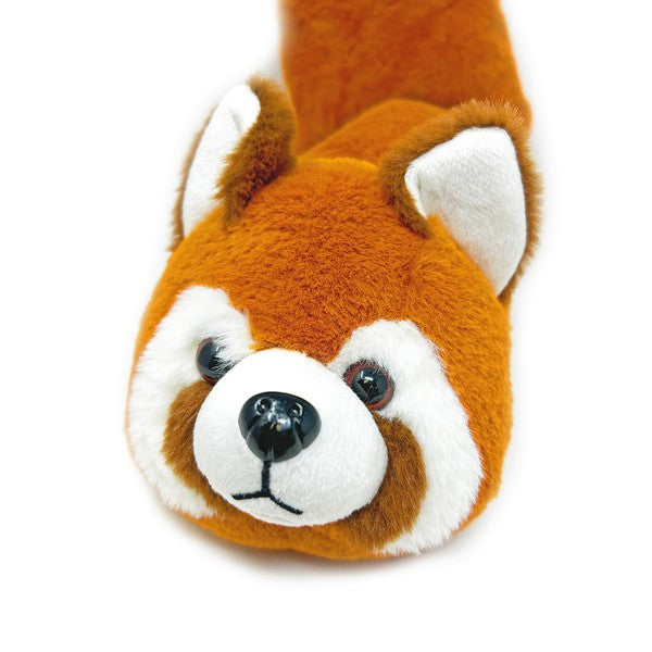 Red Panda - Calcetines tipo pantuflas con animales de peluche para mujer