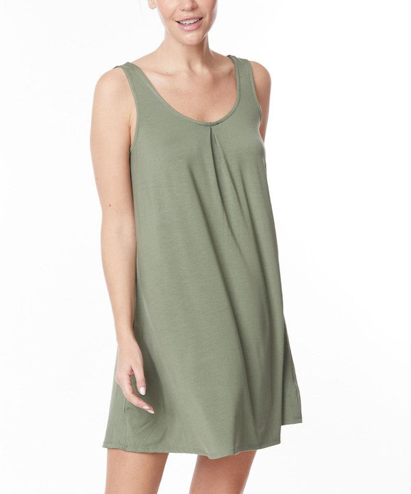 BAMBOO PAJAMA CAMI DRESS