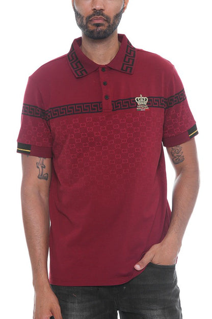 Camisa polo con botones de la marca Version Couture