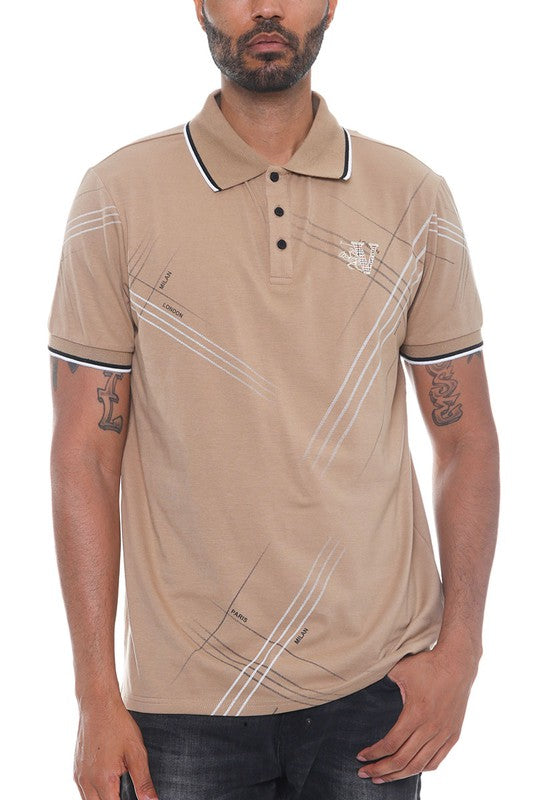 Camisa tipo polo con botones de Version Couture