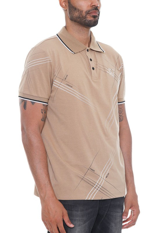 Camisa tipo polo con botones de Version Couture