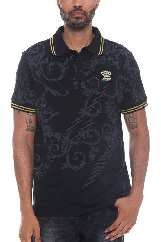 Camisa tipo polo con botones de Version Couture