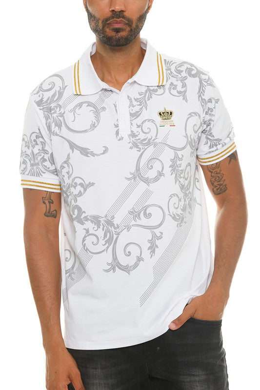 Camisa tipo polo con botones de Version Couture