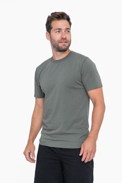 Pima Cotton Blend Short Sleeve Tee