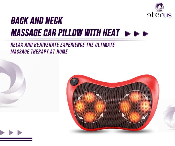 Back and Neck Massage Pillow w/ Heat