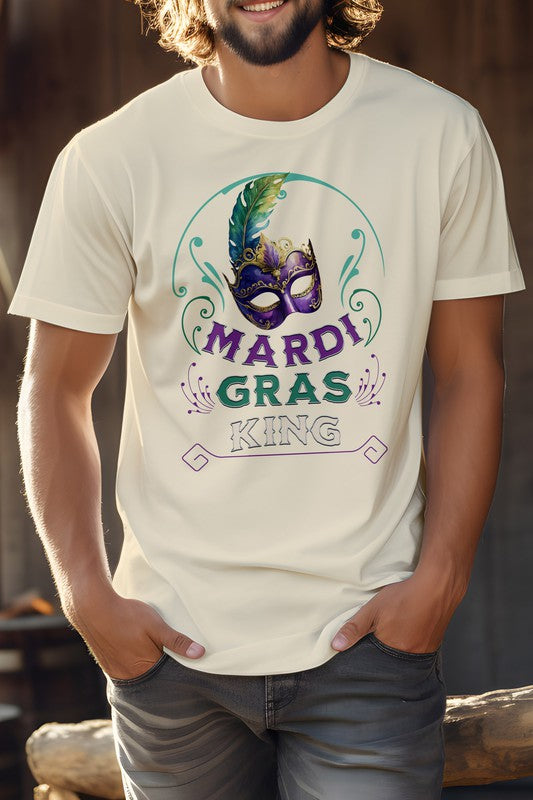 Camiseta gráfica unisex Mardi Gras King